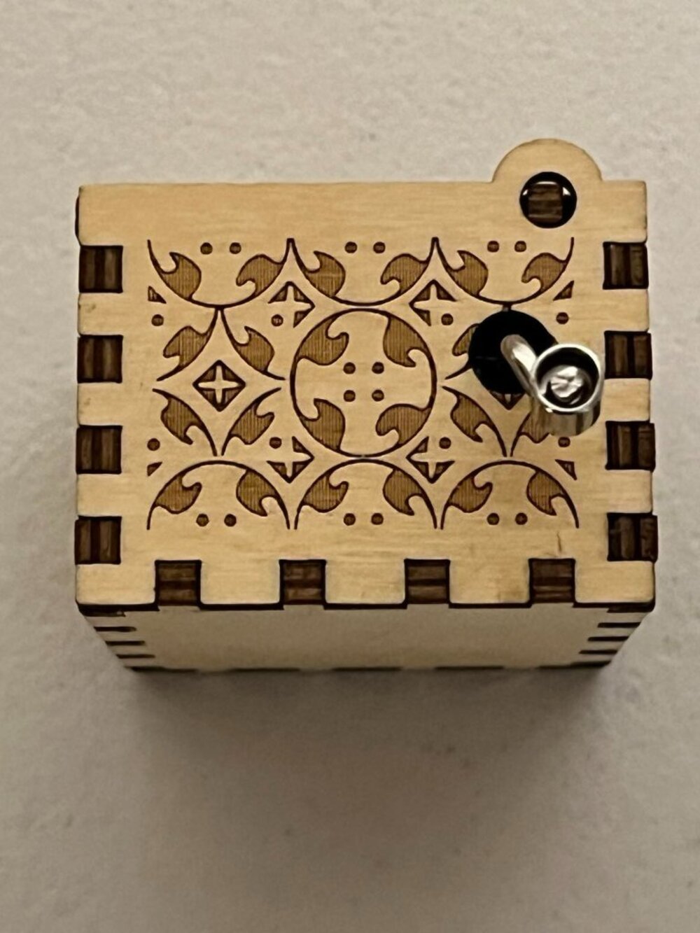 Castles In The Sky Sheeta Puza Wooden Hand Crank Music Box Musical Brand New